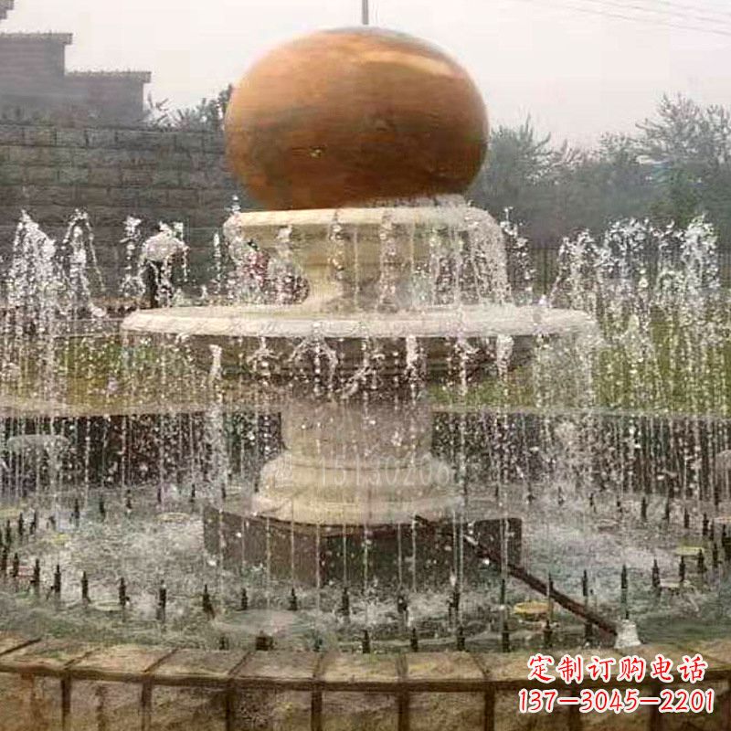 山西园林风水球