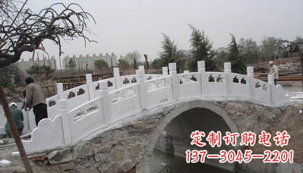 山西园林汉白玉大桥栏板景观石雕