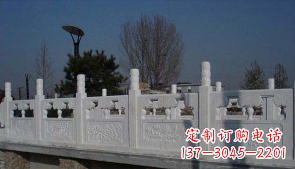 山西园林汉白玉栏板景观石雕