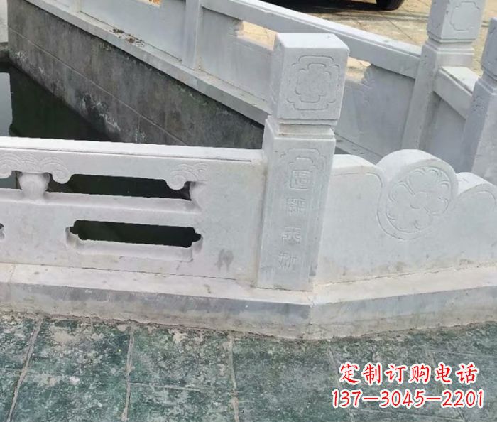 山西园林景观大理石栏板雕塑 (7)
