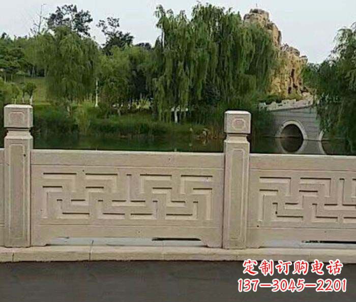 山西园林景观大理石栏板石雕 (4)