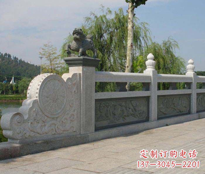 山西园林景观大理石栏板雕塑