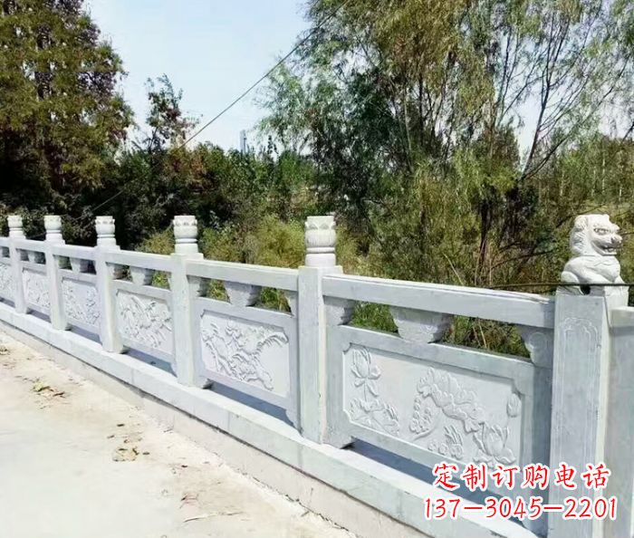 山西园林景观大理石栏板石雕_1
