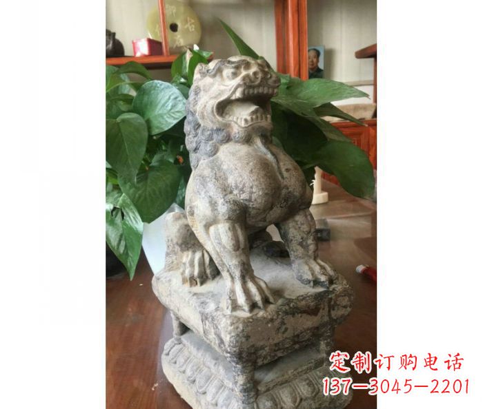 山西园林景观大理石狮子石雕