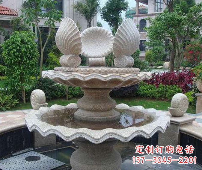 山西园林景观多层喷泉石雕