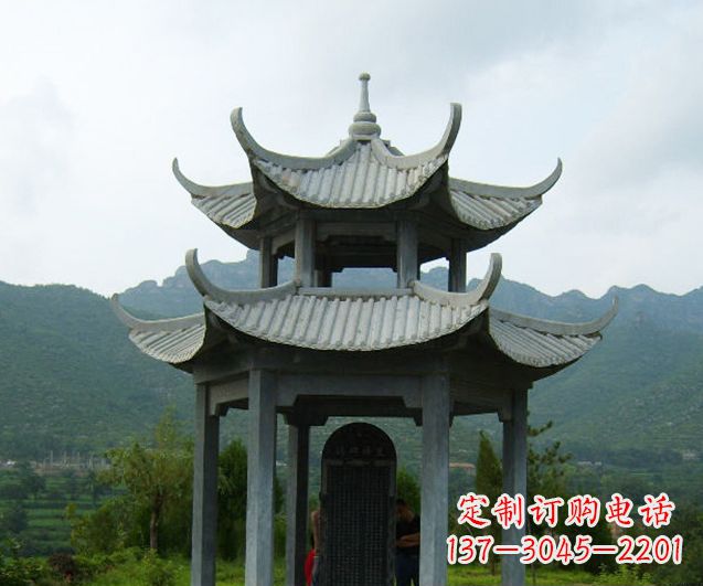山西园林景观仿古凉亭石雕