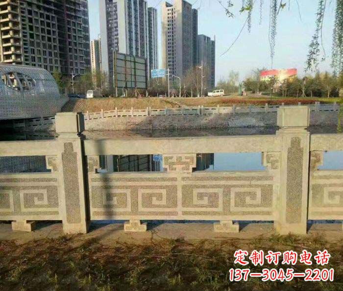山西园林景观仿古石雕栏板 (3)