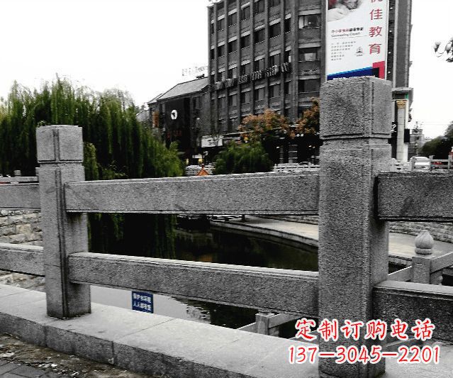 山西园林景观仿古石雕栏板 (9)