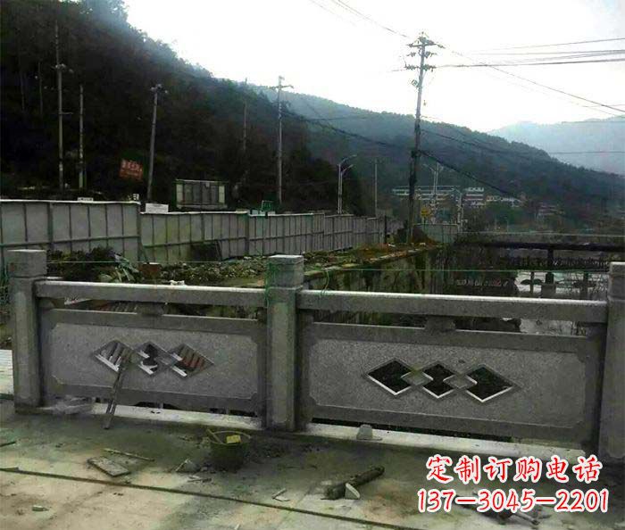 山西园林景观仿古石浮雕栏板 (2)