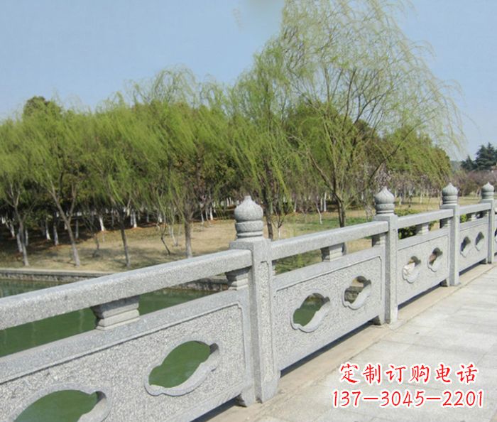 山西园林景观真山桥石雕栏板