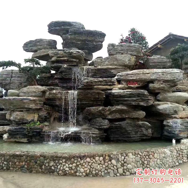 山西园林塑石假山流水