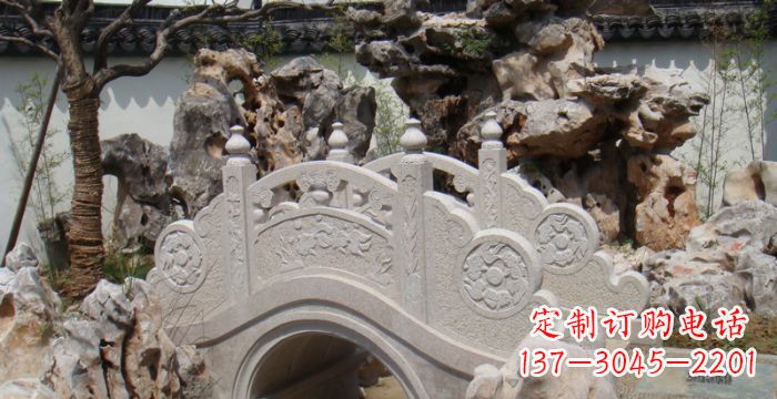 山西园林小型石拱桥