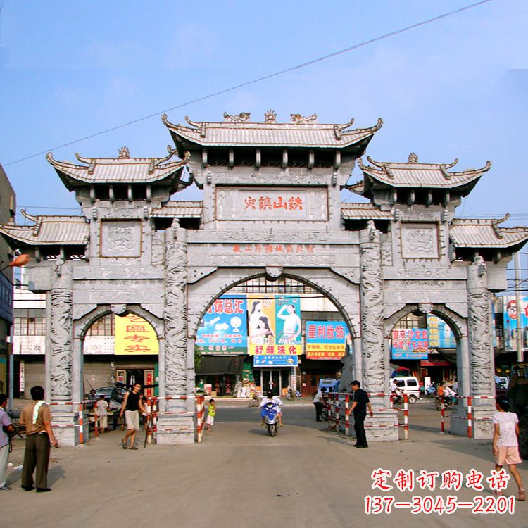 山西张艺石雕牌坊