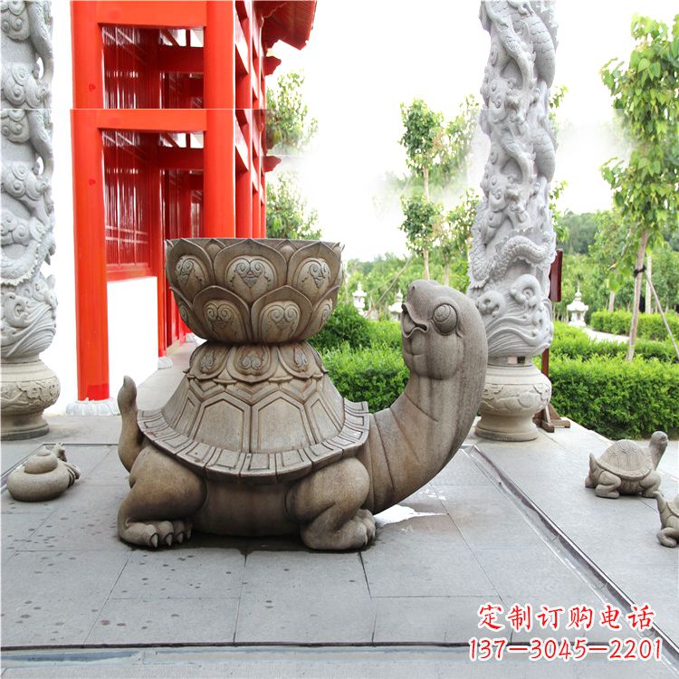 山西长寿龟乌龟石雕