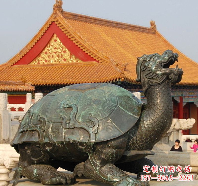 山西招财龙龟铜雕塑