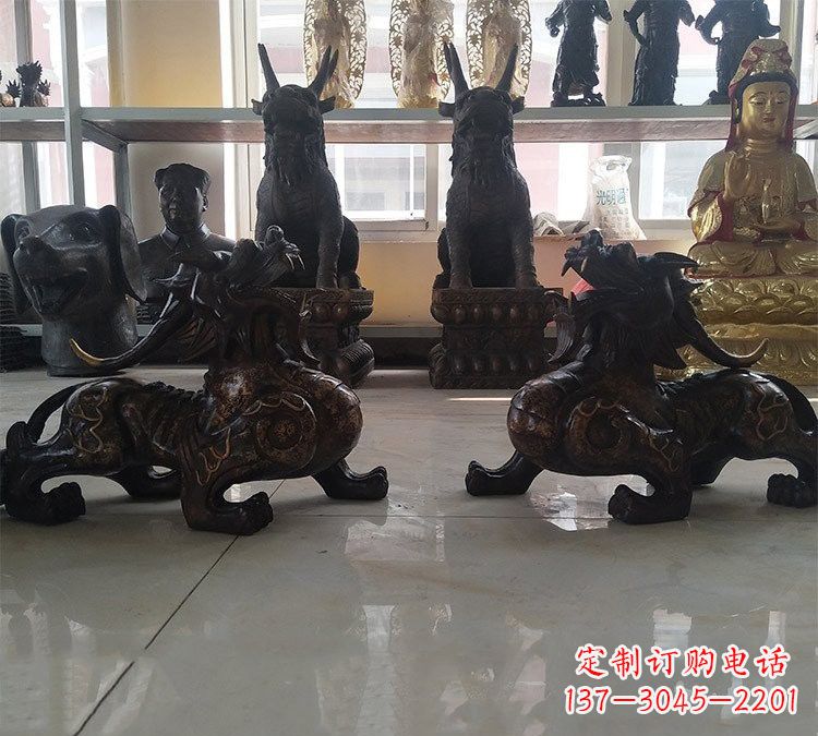 山西招财辟邪貔貅铜雕