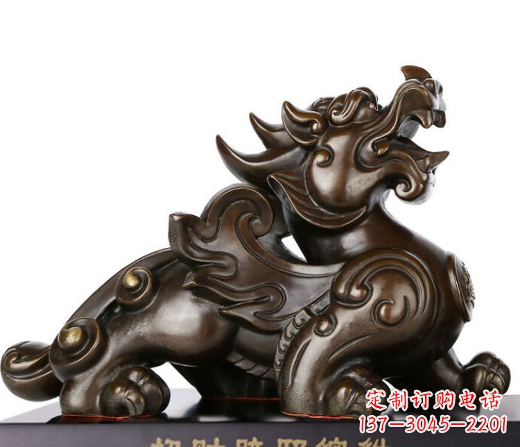 山西招财辟邪貔貅铜雕摆件