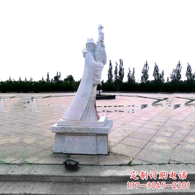 山西中国古代四大美女之王昭君广场石雕塑