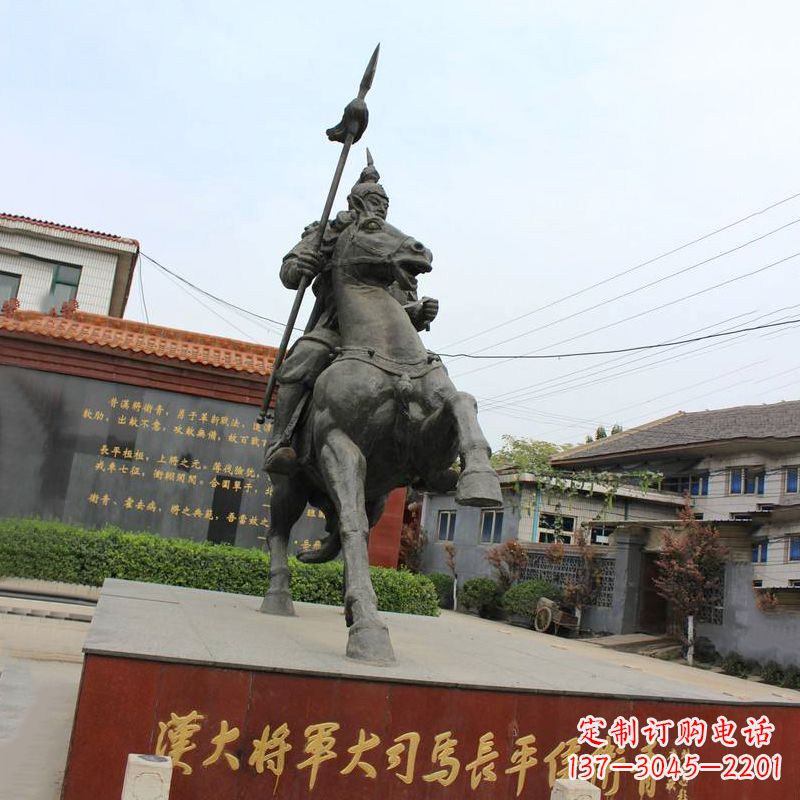 山西中国历史名人汉朝著名将领民族英雄卫青铜雕塑像