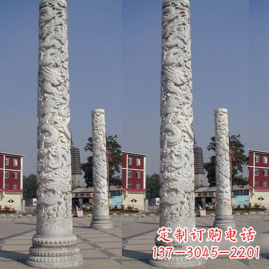 山西中国龙柱雕塑