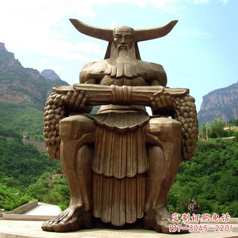 山西中华民族人文初祖五榖神农大帝大型景观雕塑