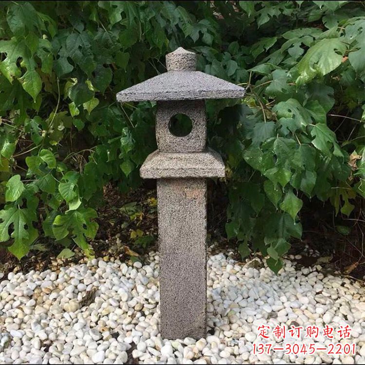 山西中式复古园林石灯