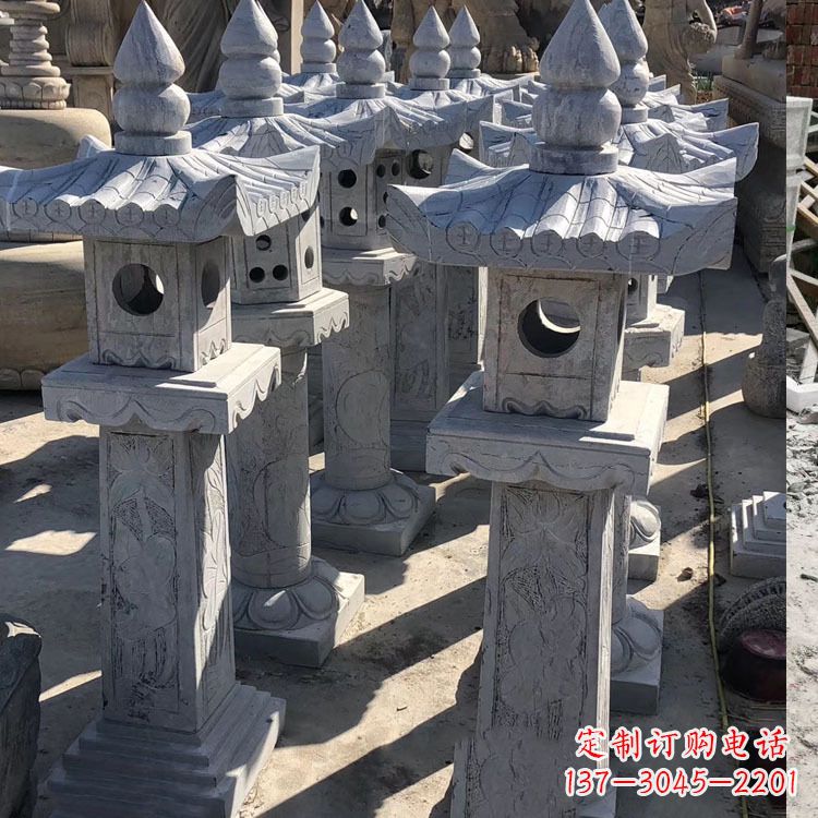 山西中式汉代石雕灯笼