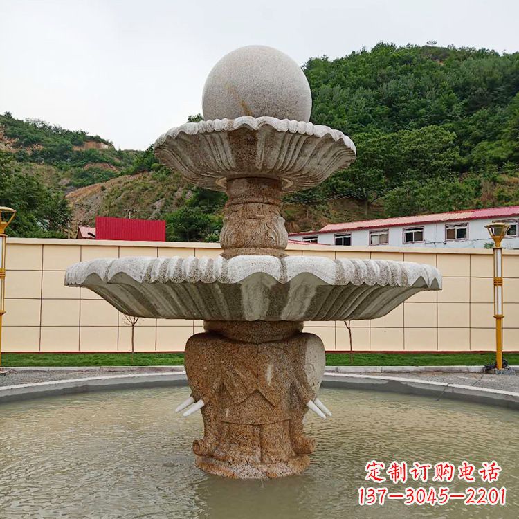 山西中式喷泉石雕