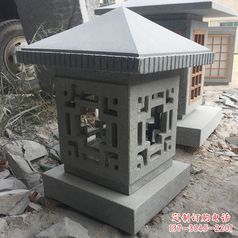 山西中式现代石灯笼
