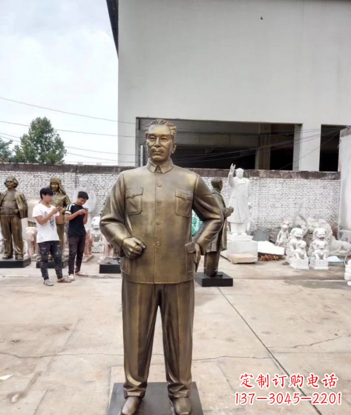 山西周恩来铜雕 (3)