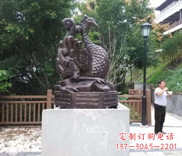 山西朱雀神兽雕塑