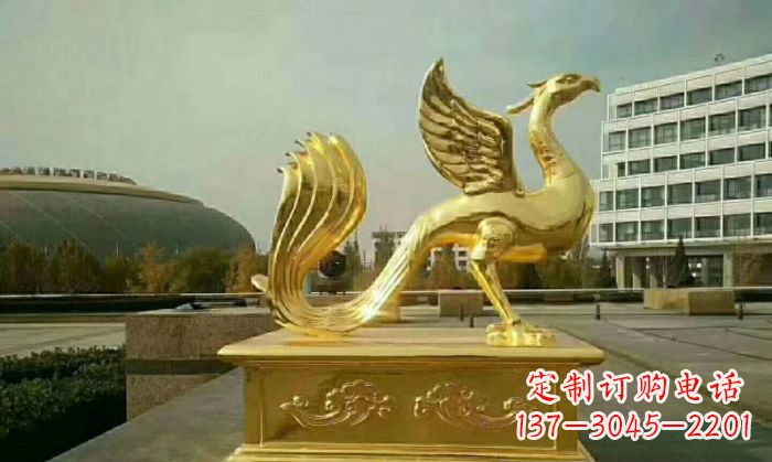 山西朱雀铜雕