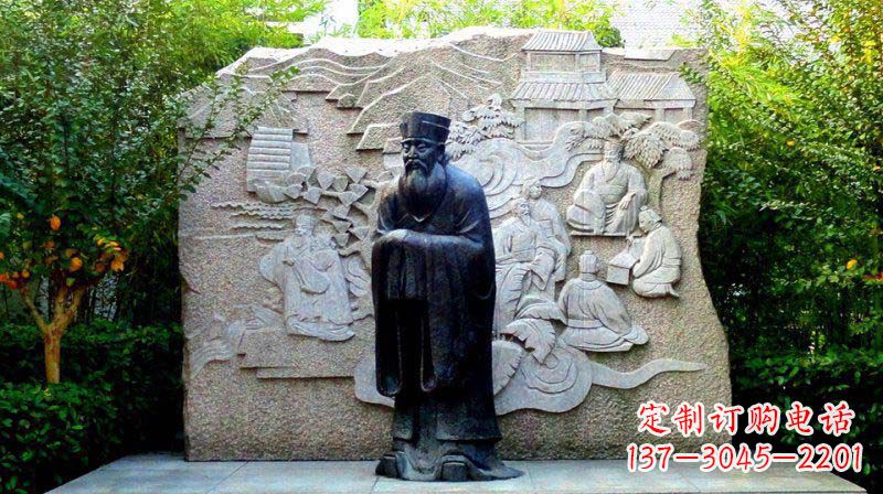 山西朱熹古代名人铜雕_2