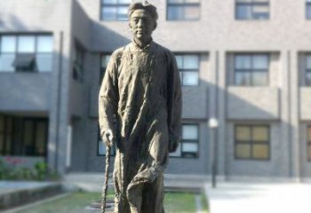 山西校园名人徐悲鸿雕塑