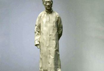 山西徐悲鸿雕塑像石雕历史名人雕像