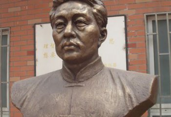 山西徐悲鸿胸像铜雕 