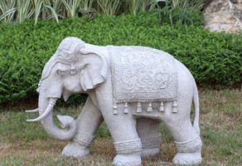 山西中式石雕大象