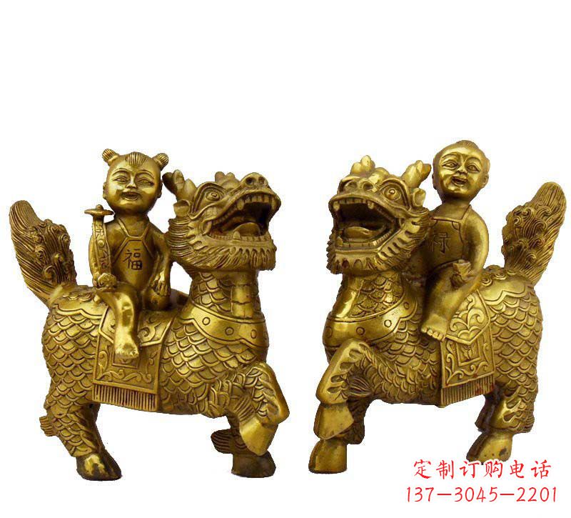 山西铸铜福禄麒麟