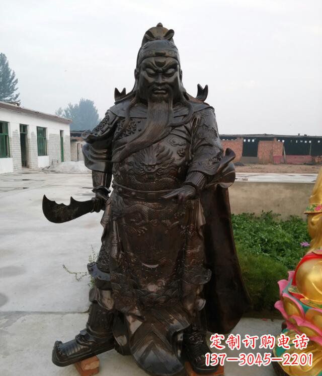 山西铸铜关公像铜雕