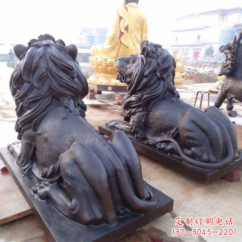 山西铸铜汇丰狮子