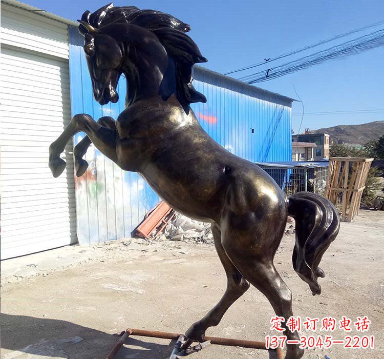 山西铸铜立马