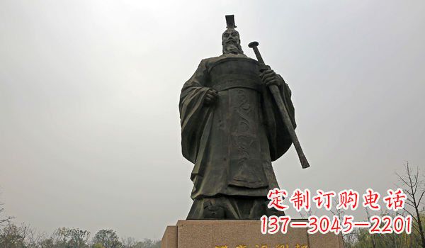 山西铸铜刘邦雕塑
