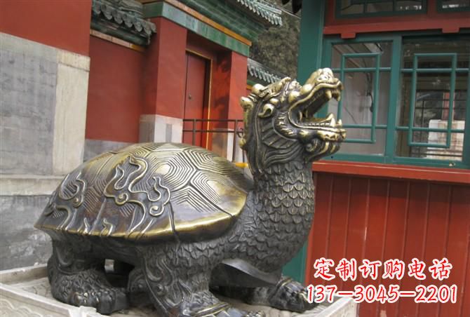 山西铸铜龙龟雕塑