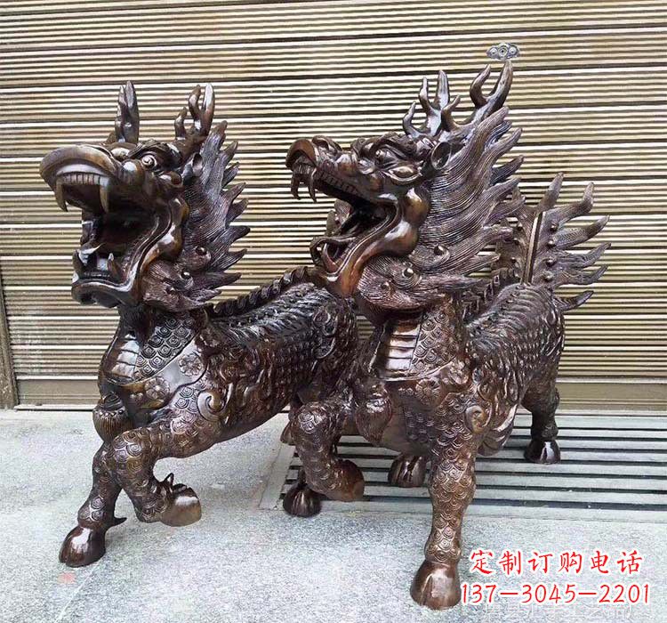 山西铸铜铜麒麟