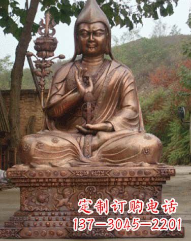 山西紫铜佛像雕塑