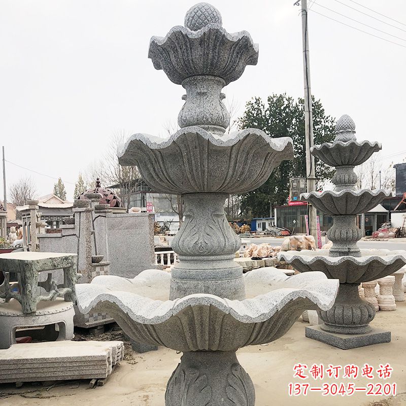 山西自然石雕流水喷泉