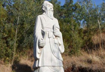 山西祖冲之汉白玉石雕像-公园景区中国古代名人雕塑