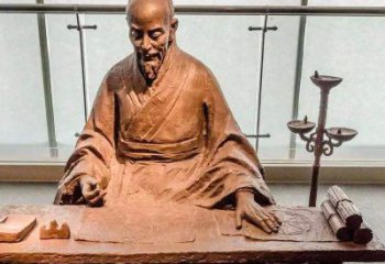 山西祖冲之圆周率情景小品雕塑-中国古代数学家著名历史人物